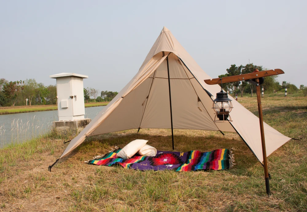 luxe pyramid tent